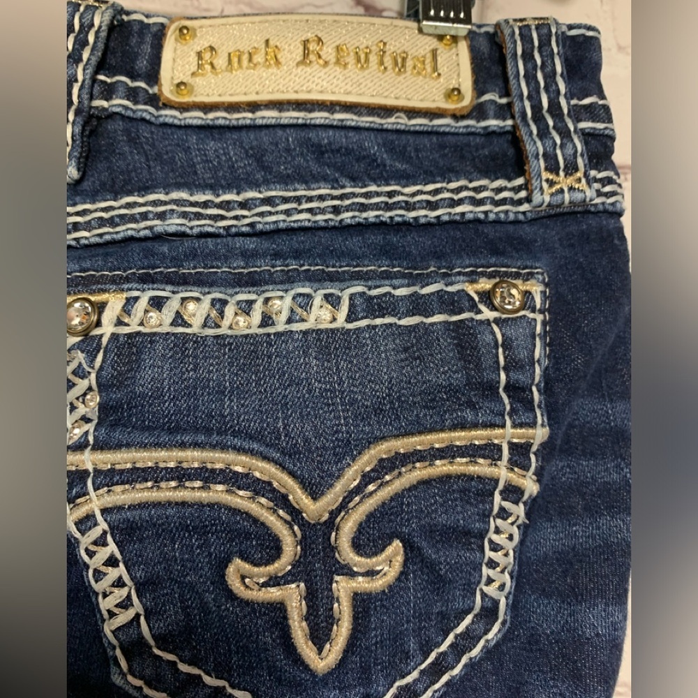 Rock Revival Erin Skinny Jeans Size 27​ - Picture 4 of 10